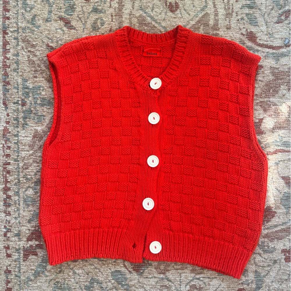 Babaa No 4 Vest in Summer Flame